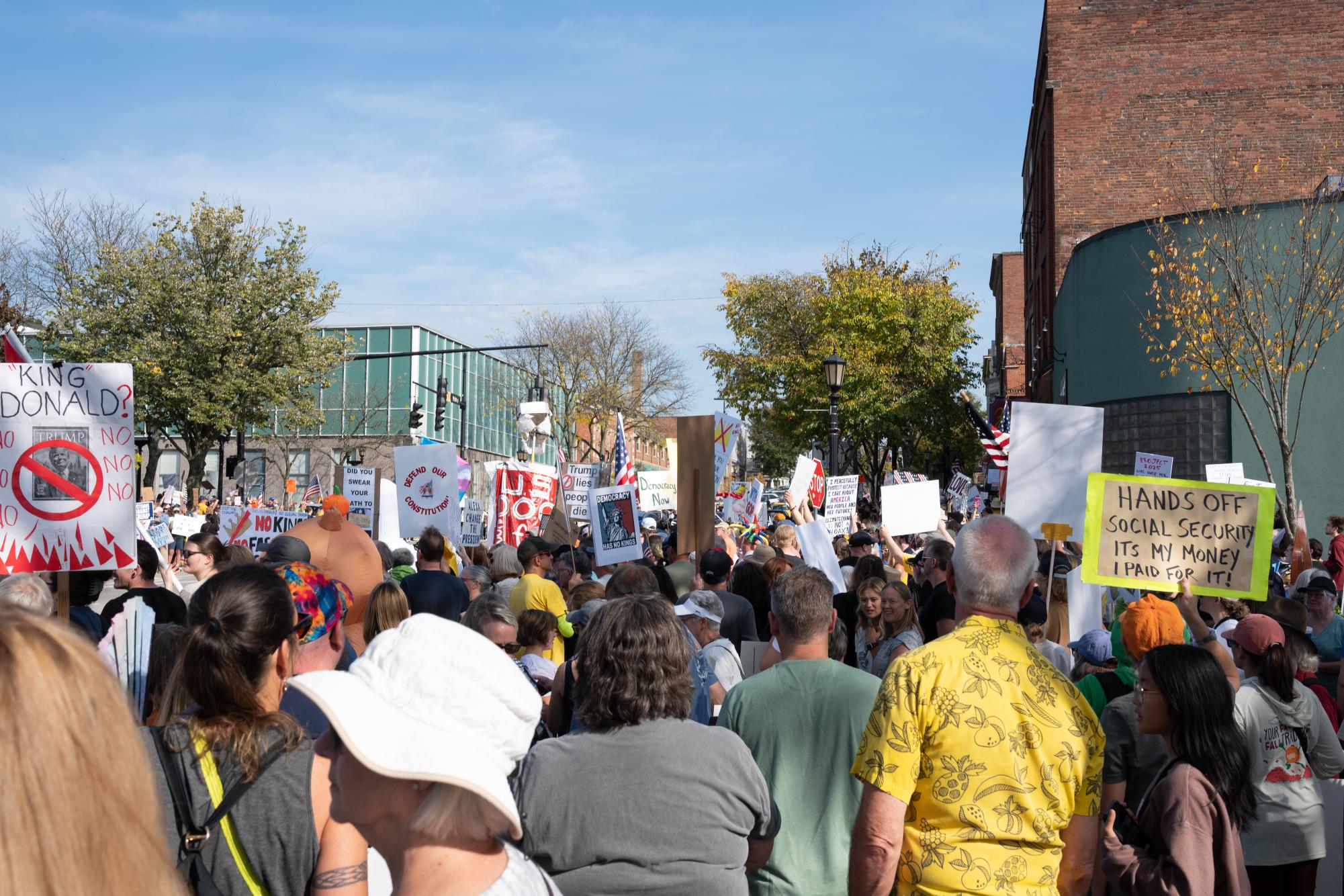 PHOTO GALLERY: Kent community comes together for No Kings protest