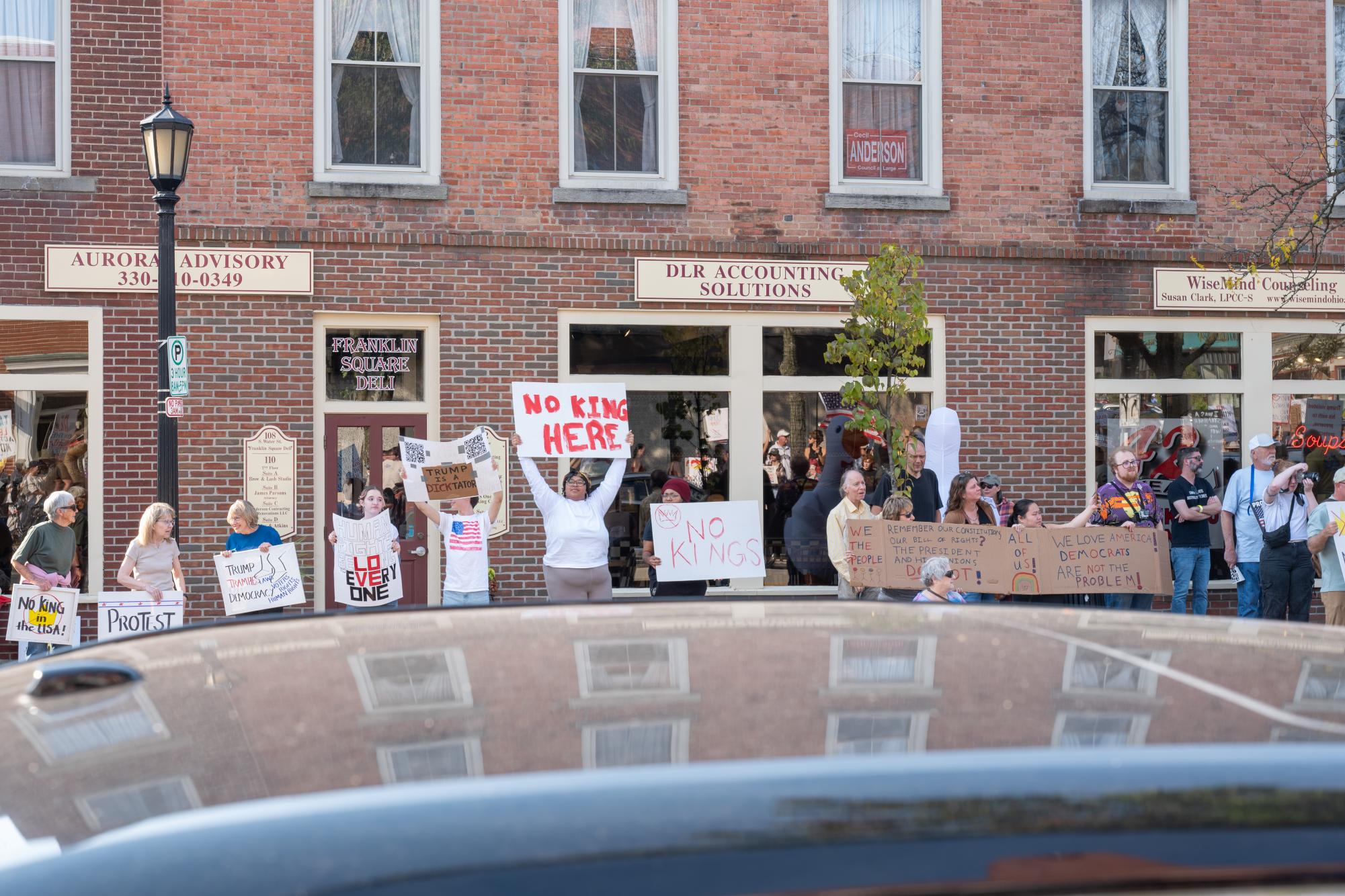 PHOTO GALLERY: Kent community comes together for No Kings protest