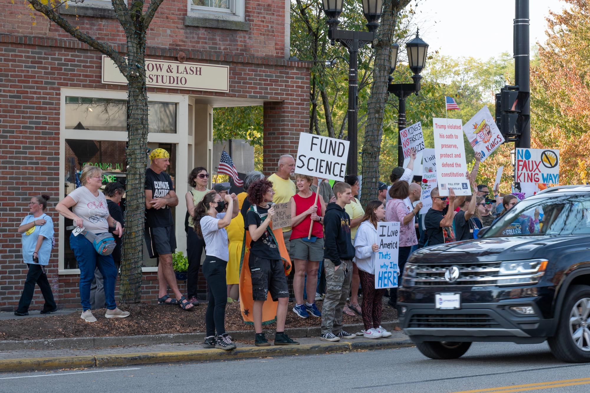 PHOTO GALLERY: Kent community comes together for No Kings protest