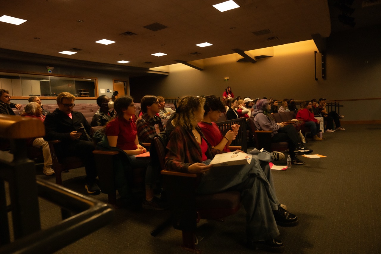 PHOTO GALLERY: Students 'rise up,' voice concerns about Compact for Academic Excellence in Higher Education