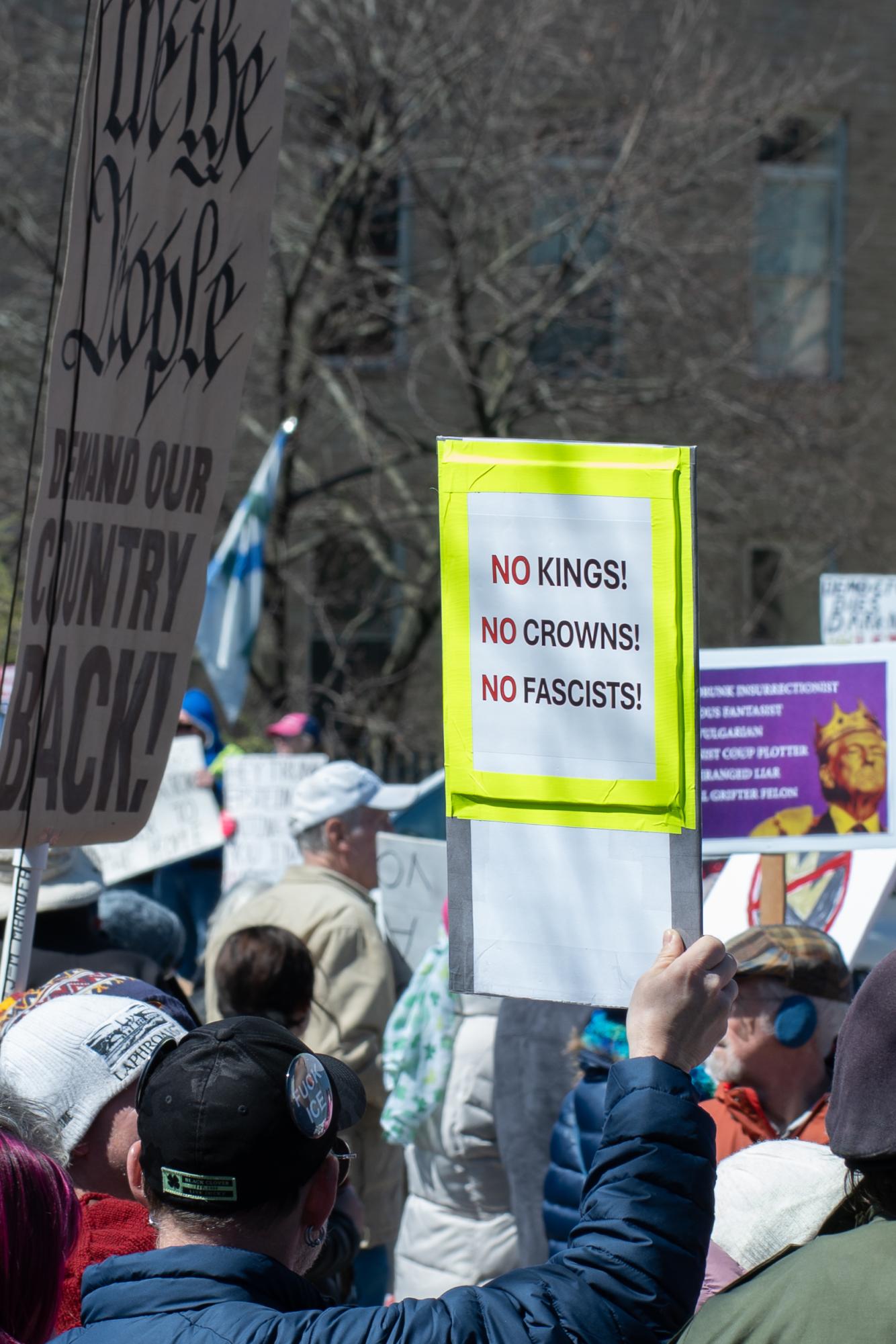 Photo Gallery: Kent 'No Kings' Protestors Show off Anti-Authoritarian Messages