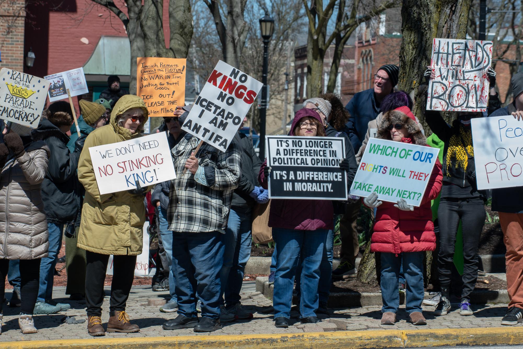 Photo Gallery: Kent 'No Kings' Protestors Show off Anti-Authoritarian Messages