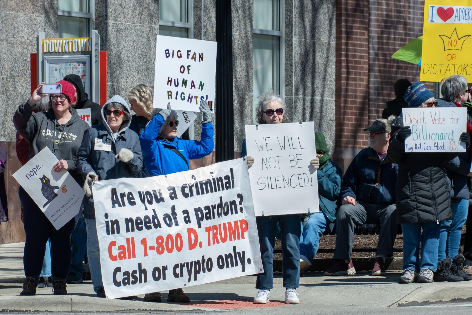 Photo Gallery: Kent 'No Kings' Protestors Show off Anti-Authoritarian Messages