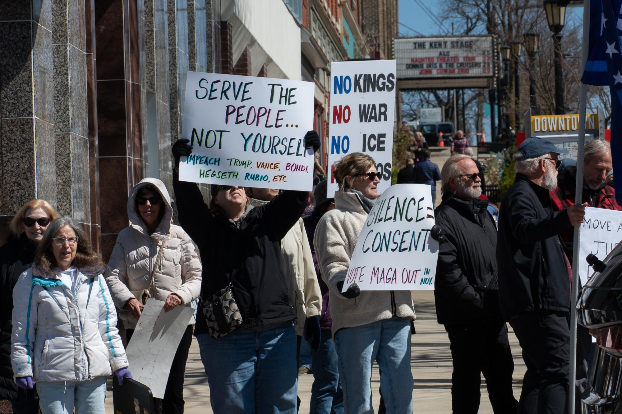 Photo Gallery: Kent 'No Kings' Protestors Show off Anti-Authoritarian Messages