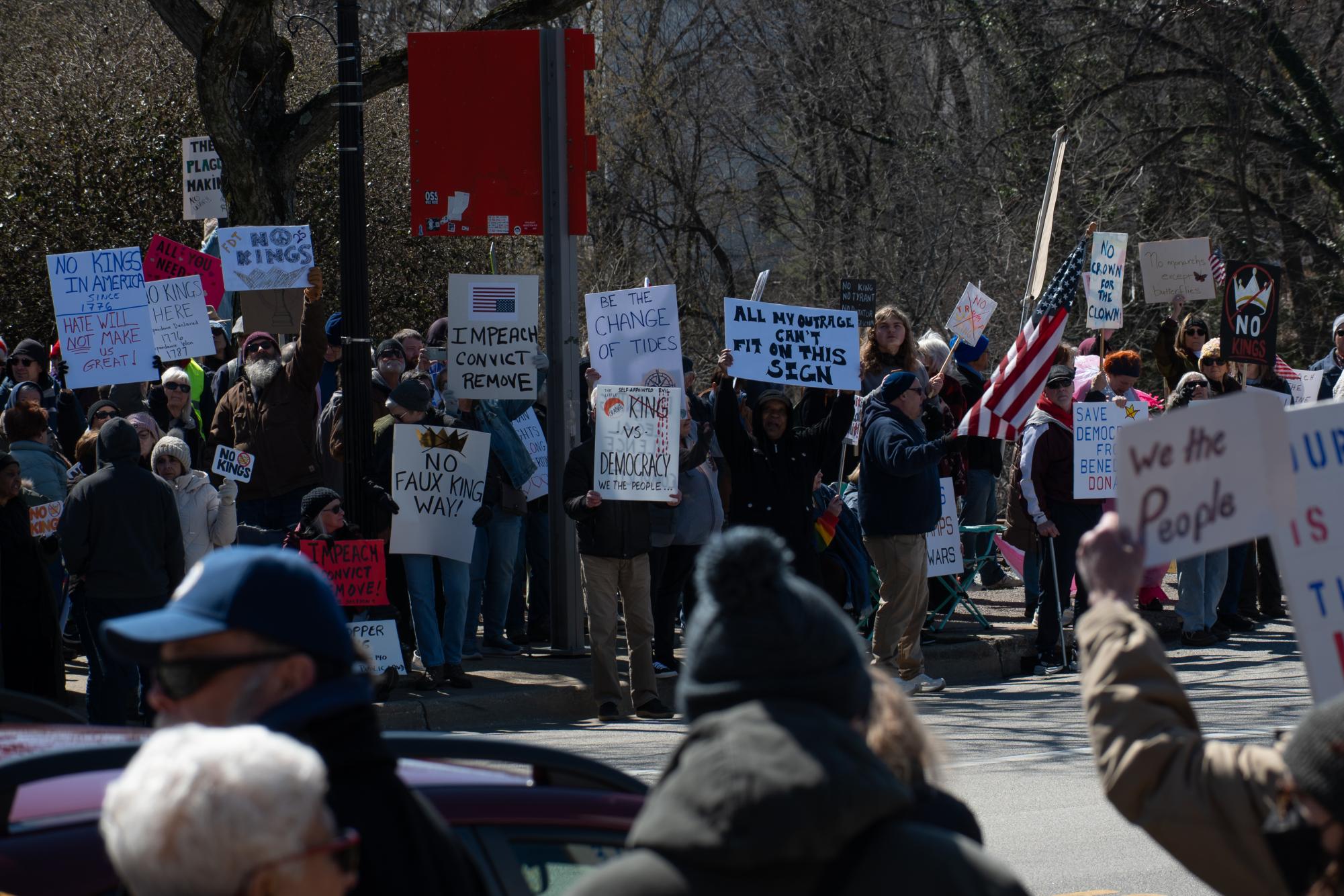 Photo Gallery: Kent 'No Kings' Protestors Show off Anti-Authoritarian Messages
