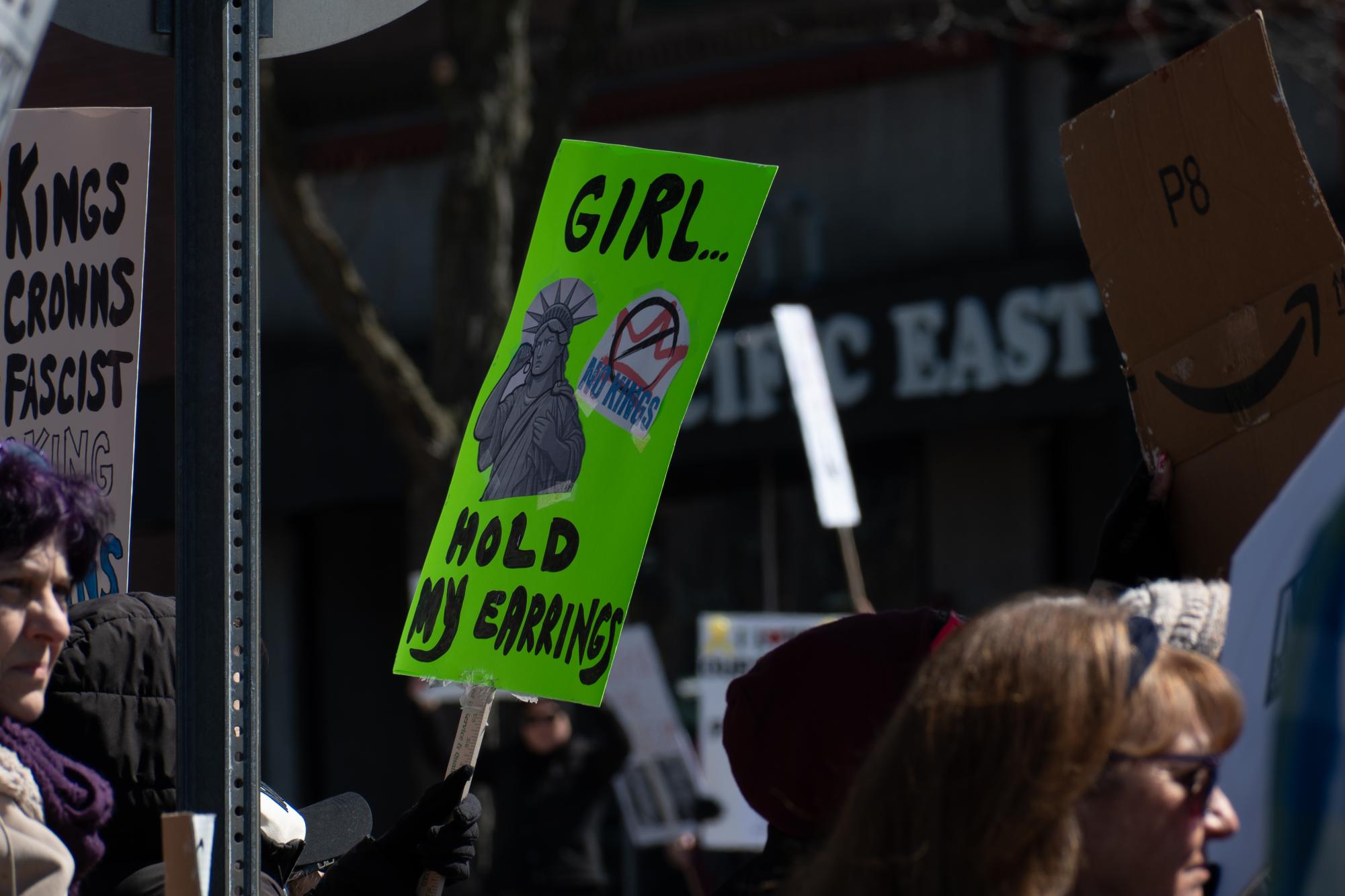 Photo Gallery: Kent 'No Kings' Protestors Show off Anti-Authoritarian Messages