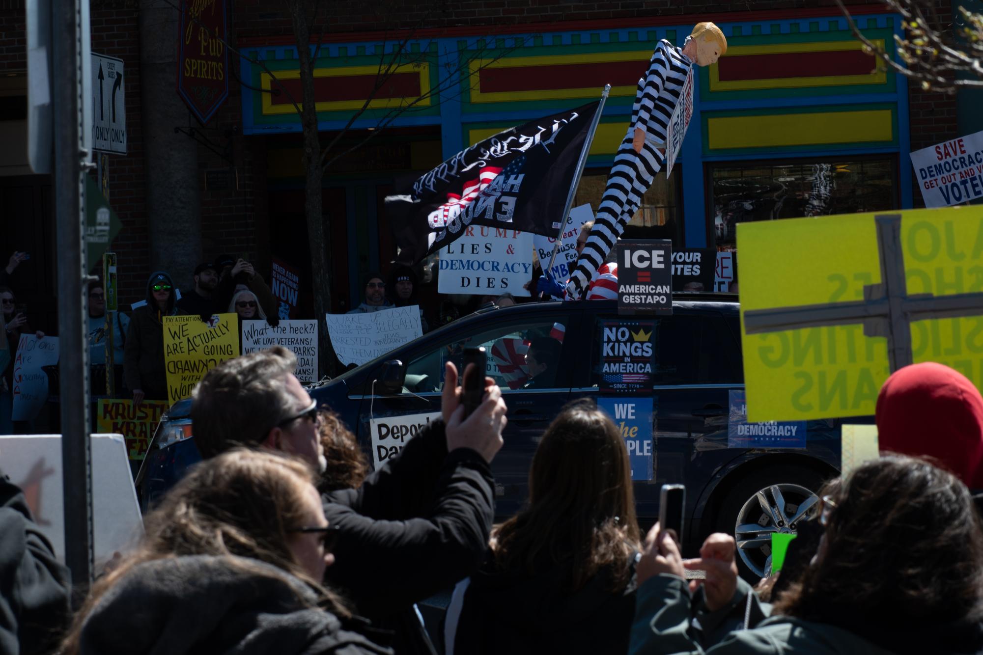 Photo Gallery: Kent 'No Kings' Protestors Show off Anti-Authoritarian Messages